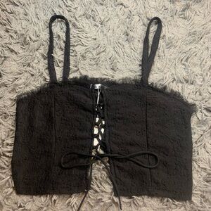 NWT Zara Lace top limited edition sz L